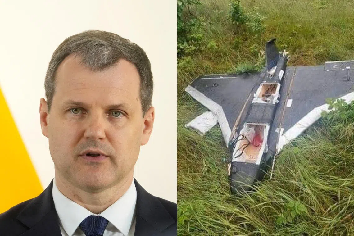 Prime Minister Gintautas Paluckas was briefly taken to a bomb shelter in response to the drone entering Lithuanian airspace.