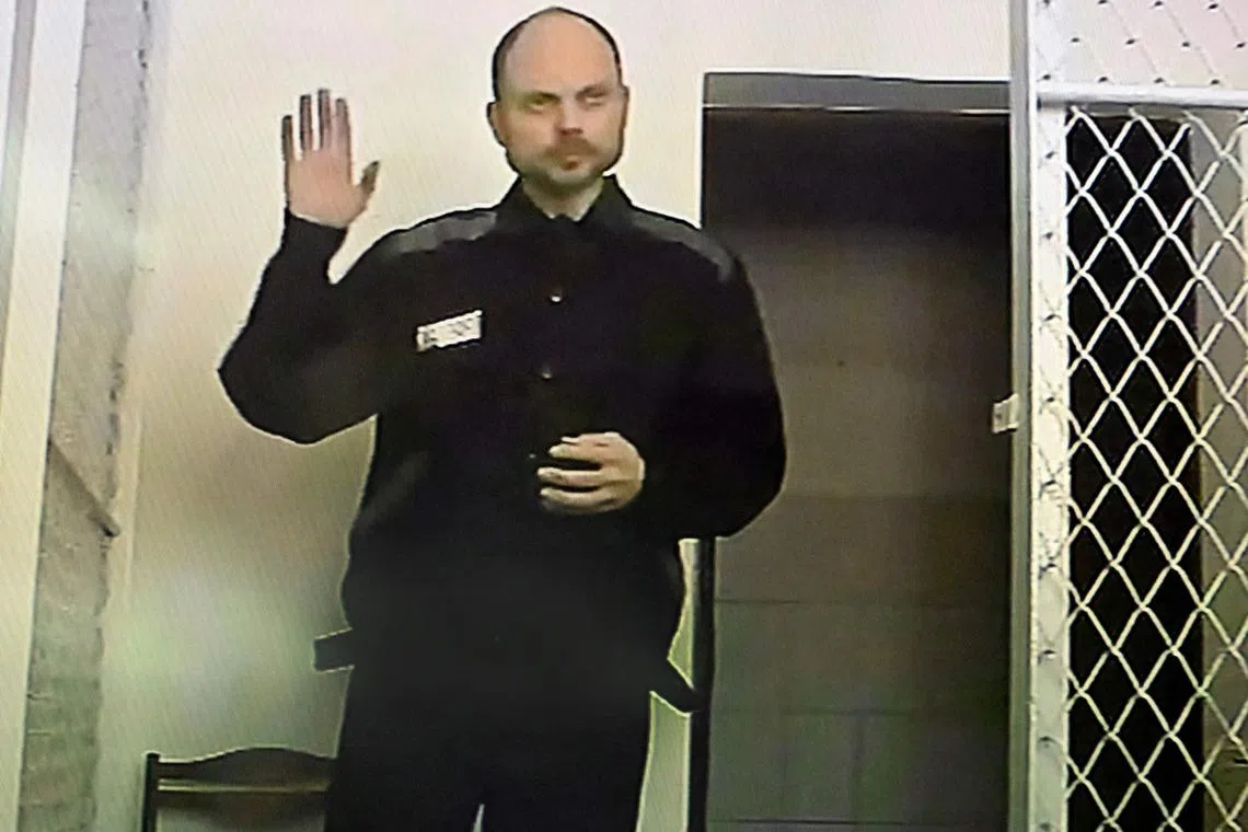 Russian opposition figure and journalist Vladimir Kara-Murza is serving a 25-year prison sentence over charges including treason, over his criticism of Russia's invasion of Ukraine.