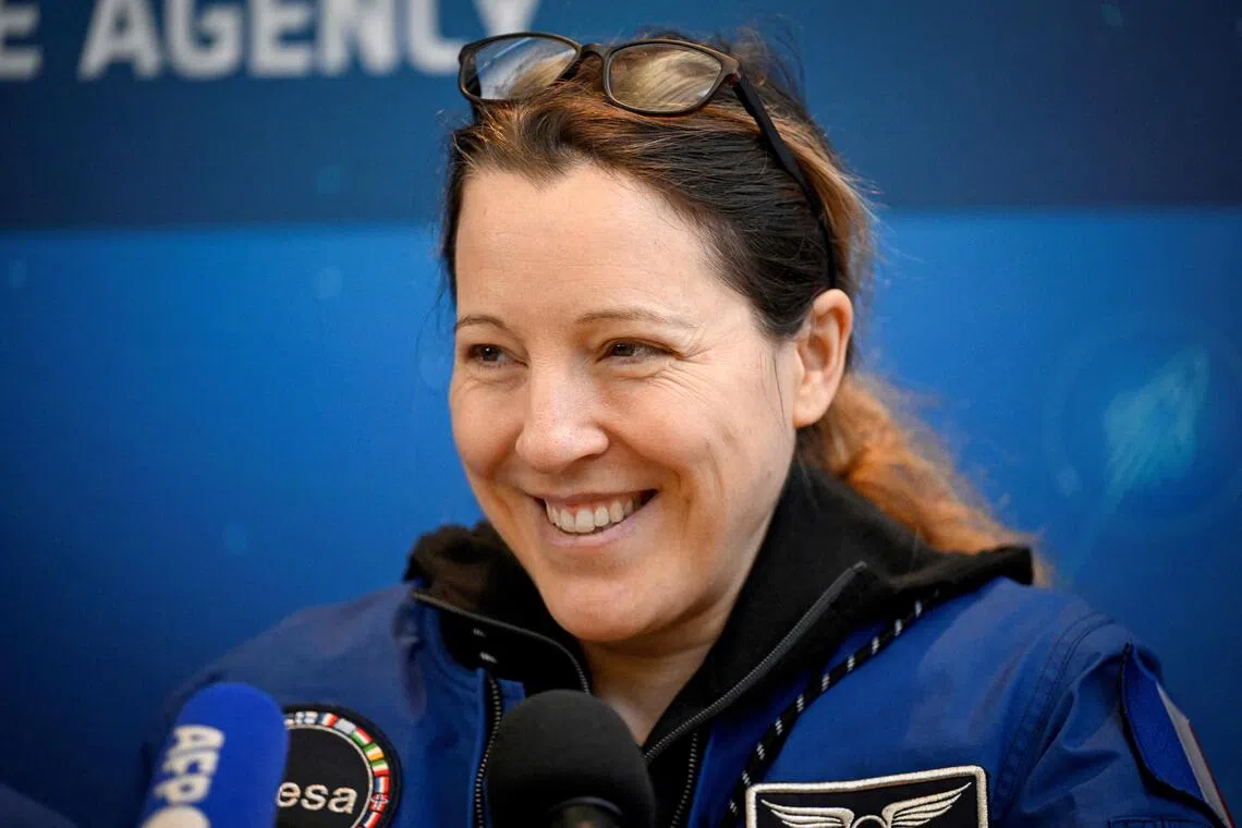 French astronaut Sophie Adenot is the first French female astronaut to venture outside the space station for a spacewalk.
