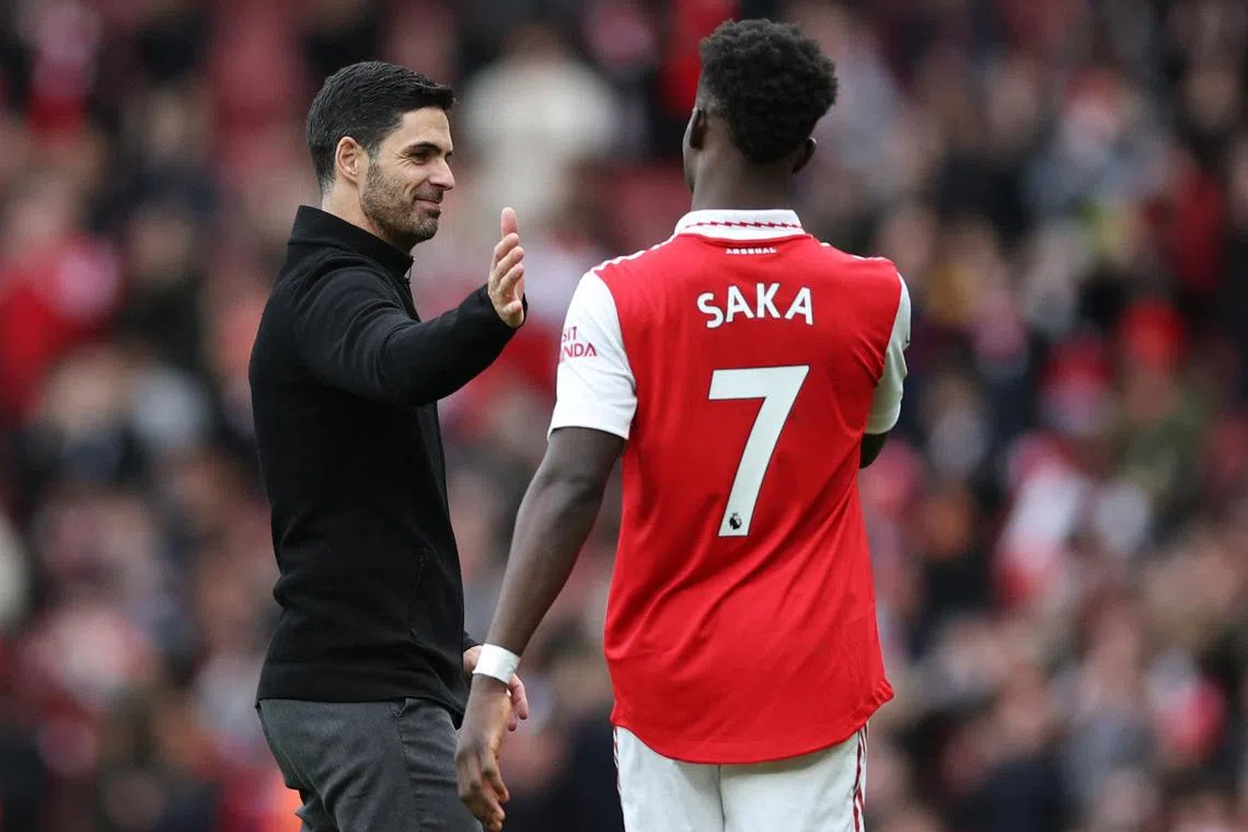 Bukayo Saka is set to return after missing Arsenal's 4-1 win over Leeds due to illness.