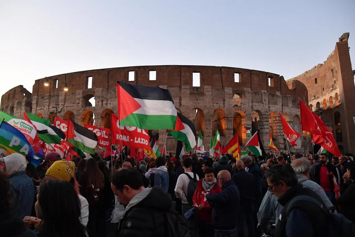 Italian Prime Minister Meloni’s reluctance to overtly criticise Israel has encountered increasing resistance in Italy.