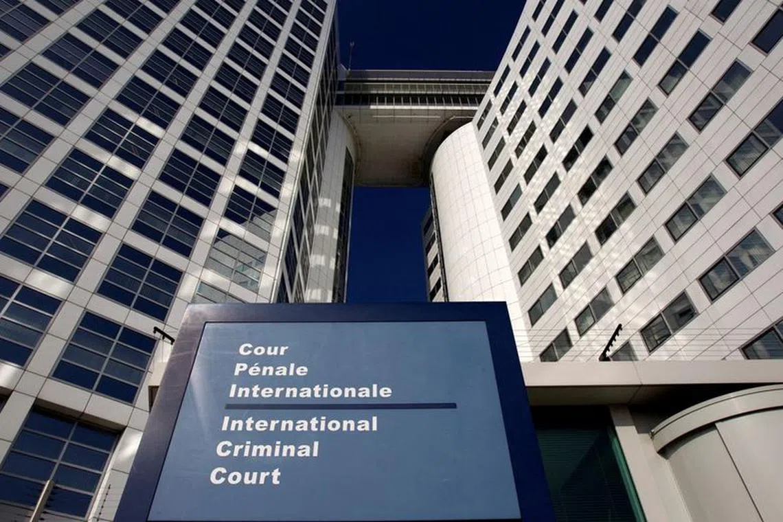 FILE PHOTO: The entrance of the International Criminal Court (ICC) is seen in The Hague March 3, 2011. REUTERS/Jerry Lampen/File Photo