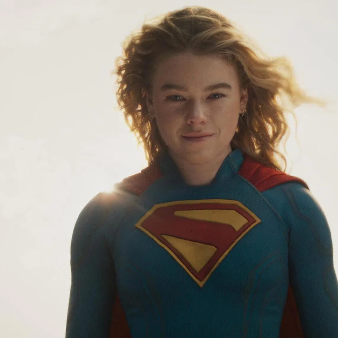 Australian actress Milly Alcock as Supergirl.