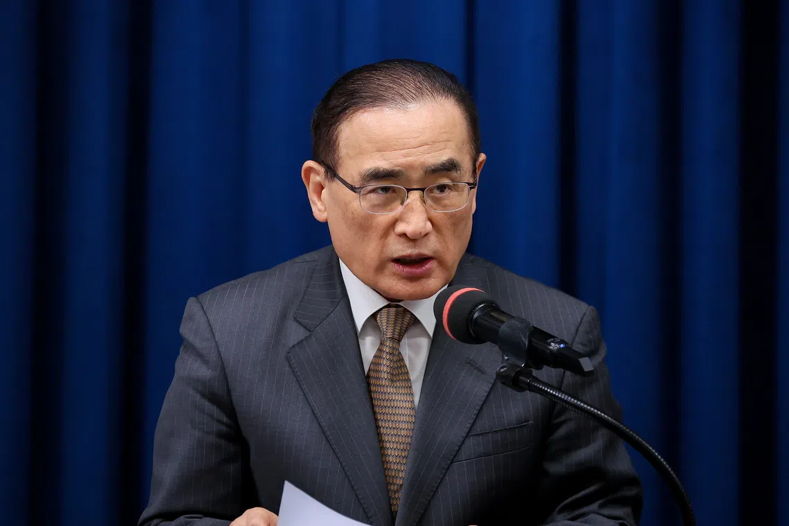 South Korea’s national security adviser Wi Sung-lac had said on Nov 1 that Seoul had asked for US help so it could use fuel for its proposed nuclear-powered submarines.