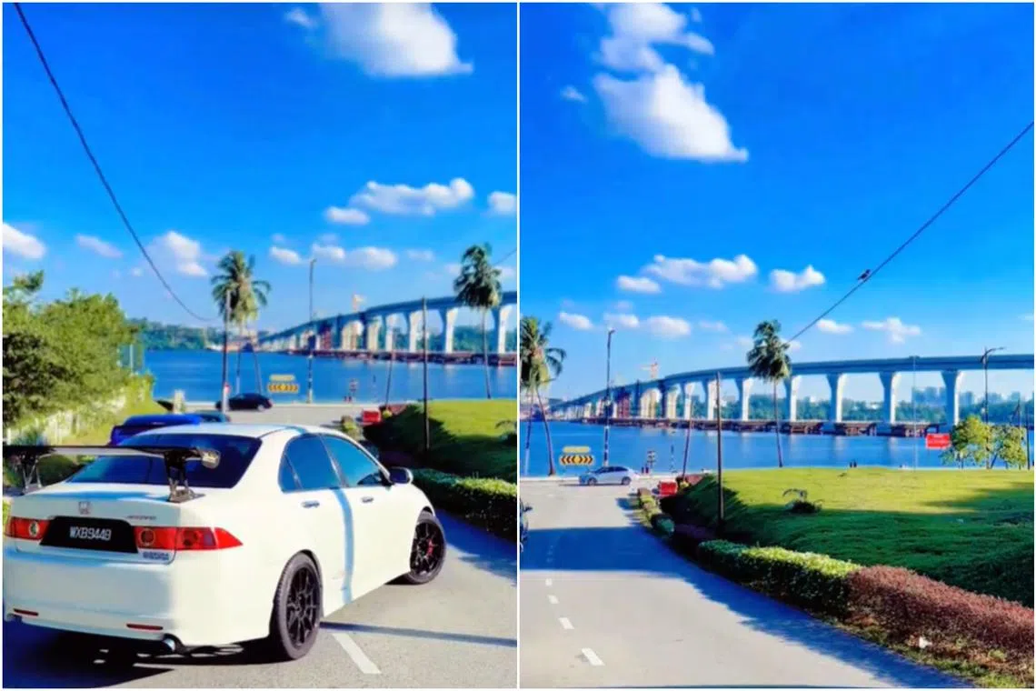 The presence of parked cars and motorcycles along the road made it difficult for residents to drive their cars.