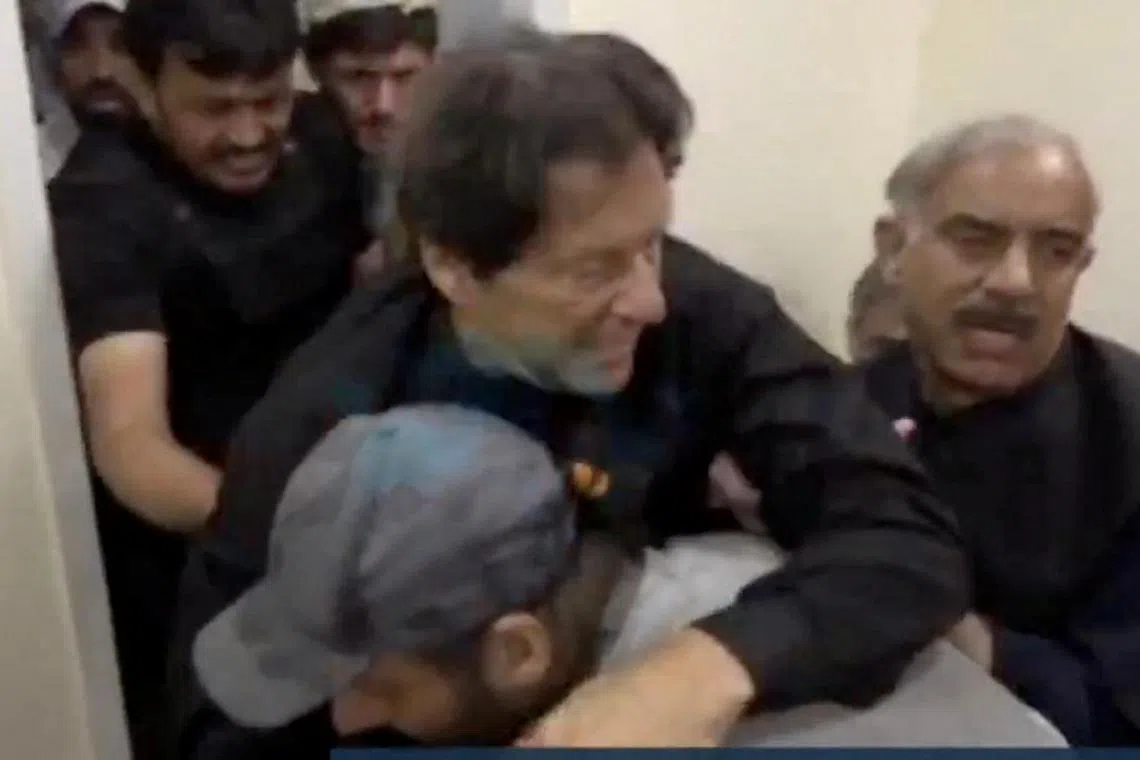 Former Pakistan PM Imran Khan undergoes leg surgery after rally ...