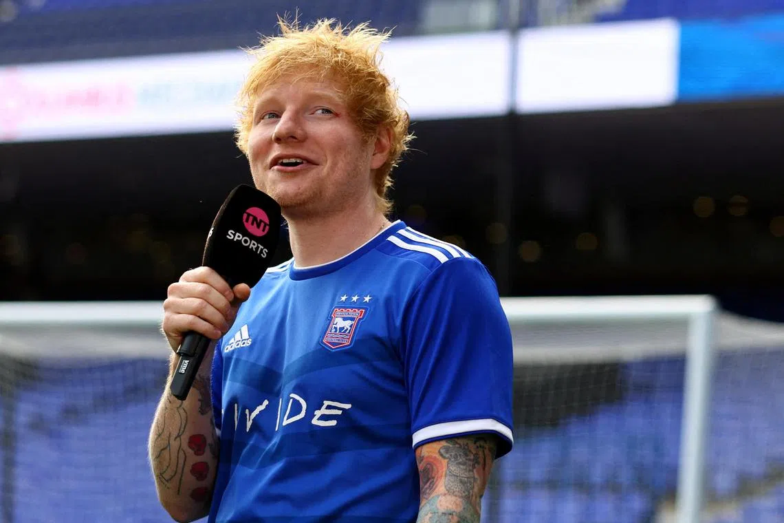 Pop-star Ed Sheeran is a lifelong Ipswich supporter and a minority shareholder in the club.