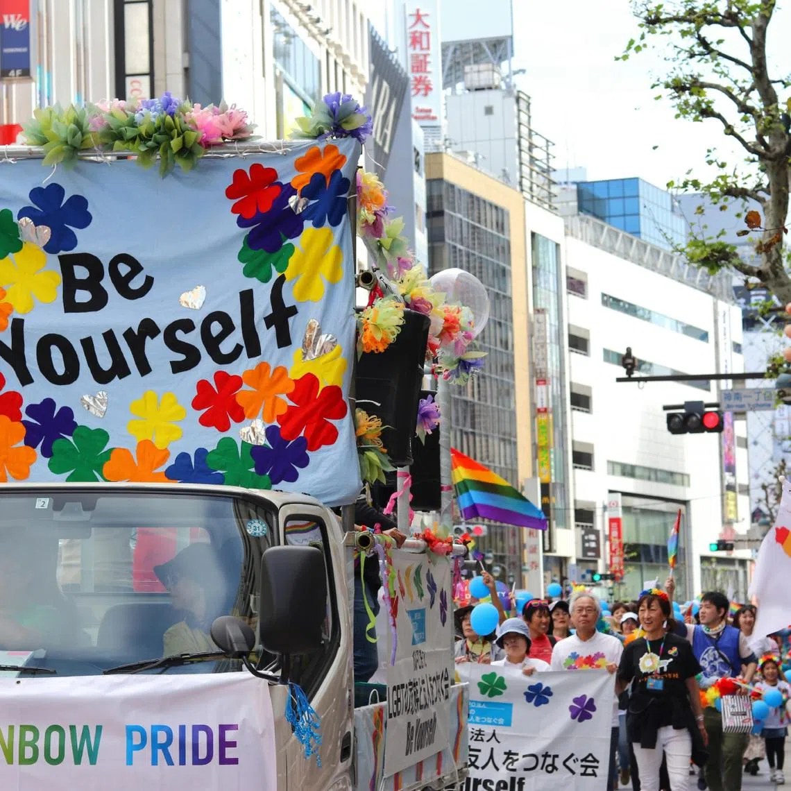 Japan’s civil law and family registration law provisions are based on marriage between a man and a woman.