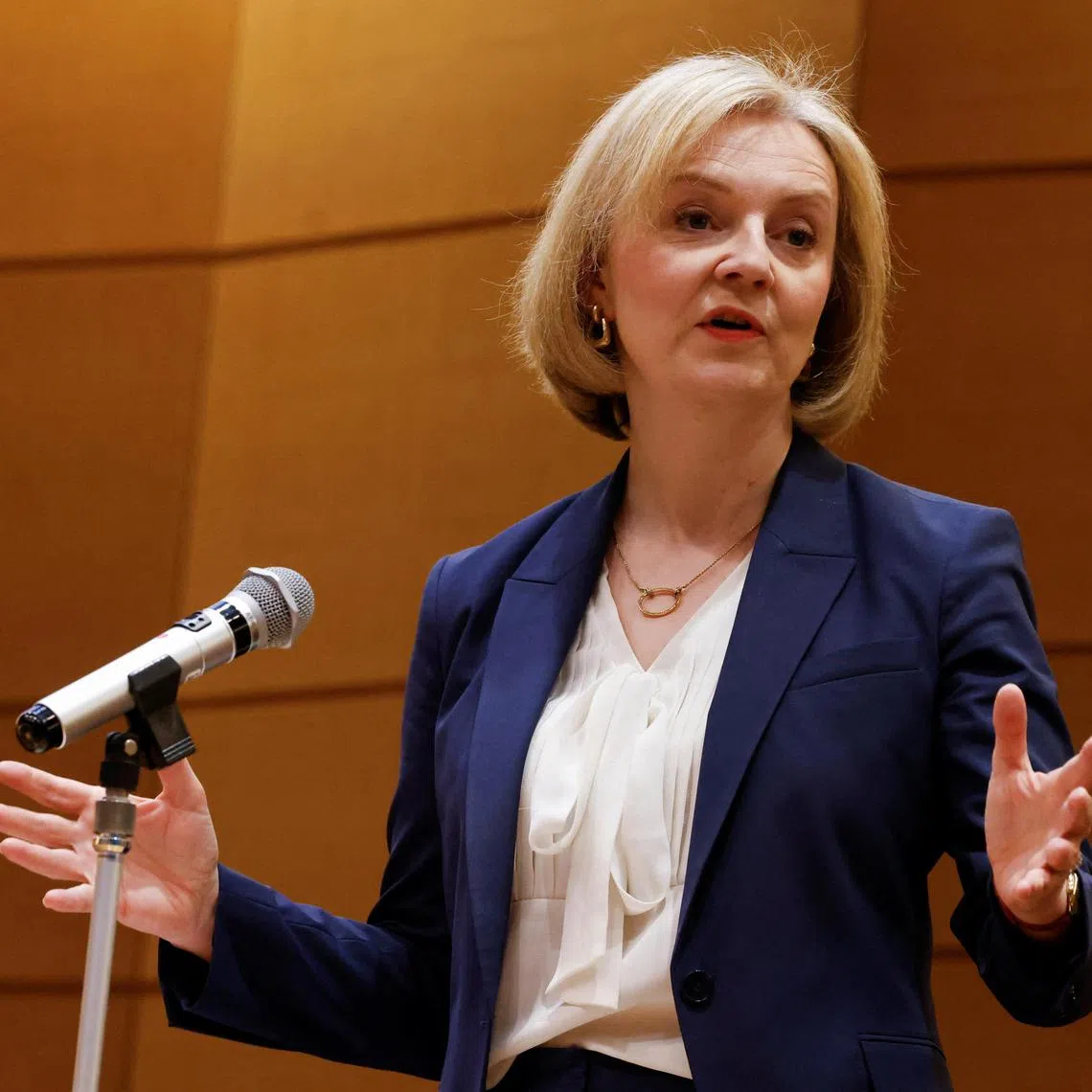 Ms Liz Truss spoke of her regret that Western countries were not quicker and tougher in their action against Moscow when Russia invaded Ukraine.