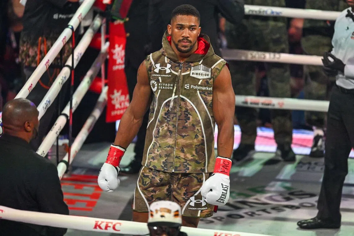 British boxer Anthony Joshua is currently coping with the fatal loss of two members of his team following a car crash in December.