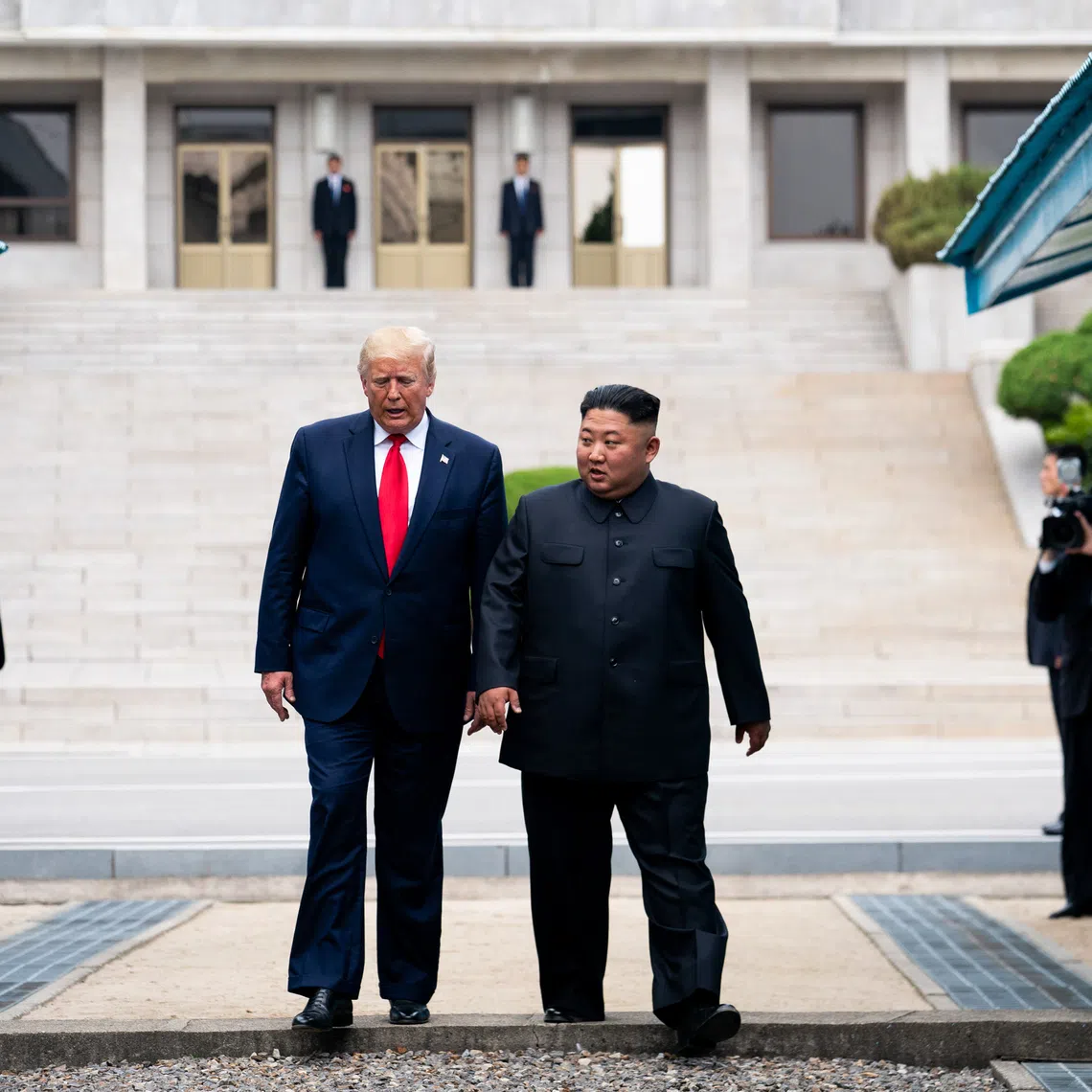 US President Donald Trump last met North Korean leader Kim Jong Un in 2019.