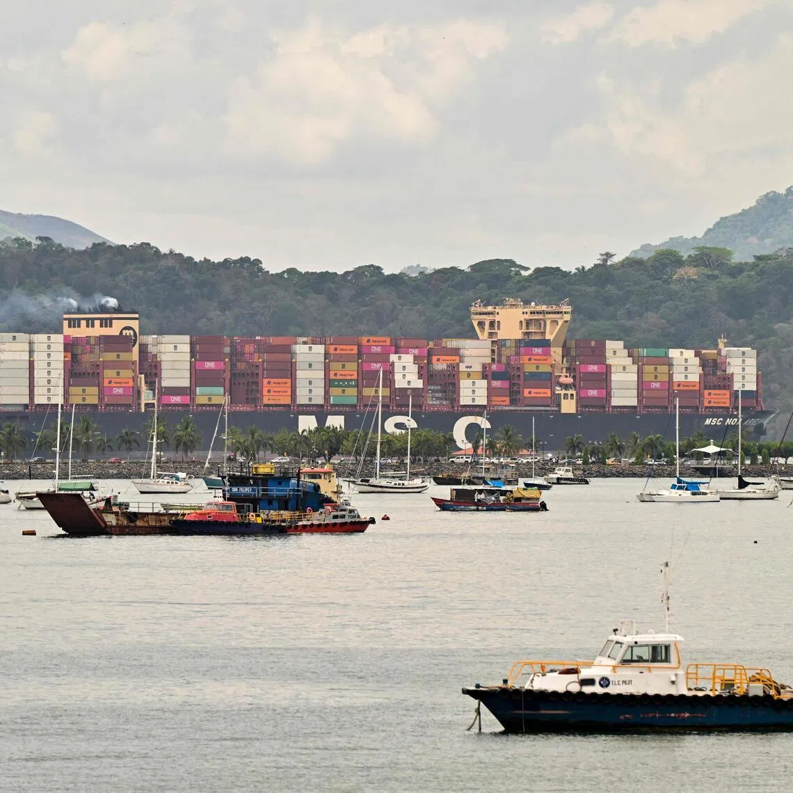 Some 5 per cent of global maritime trade passes through the Panama Canal, whose main users are the United States and China. 