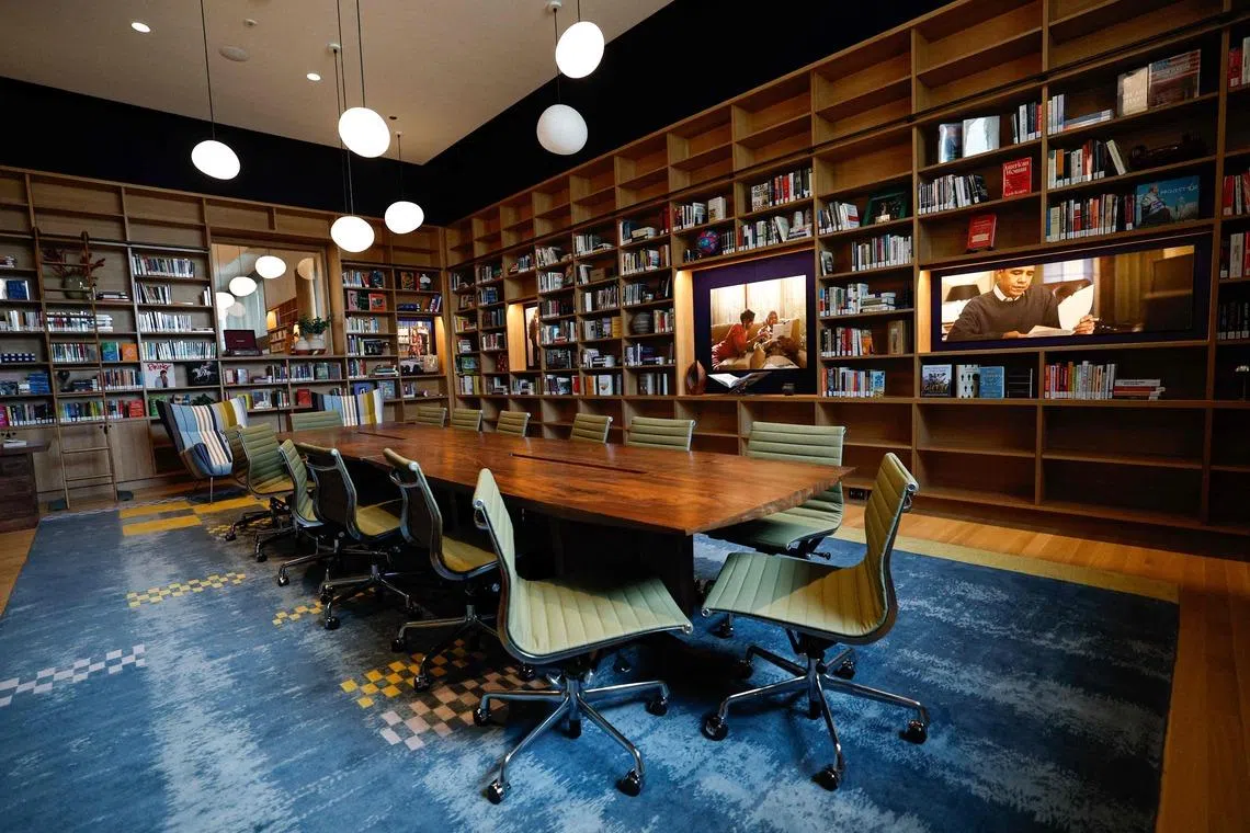 A new branch of the Chicago Public Library at the Obama Presidential Center.
