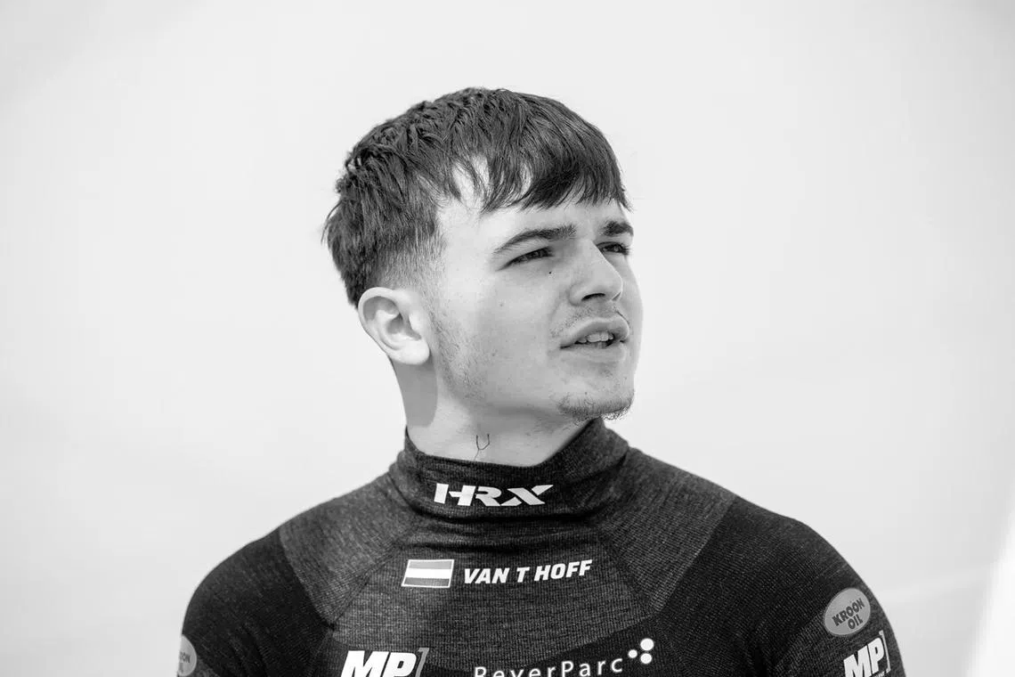 Dutch teenager Dilano van 't Hoff died in an accident during a wet Formula Regional race at Belgium's Spa-Francorchamps circuit on Saturday.