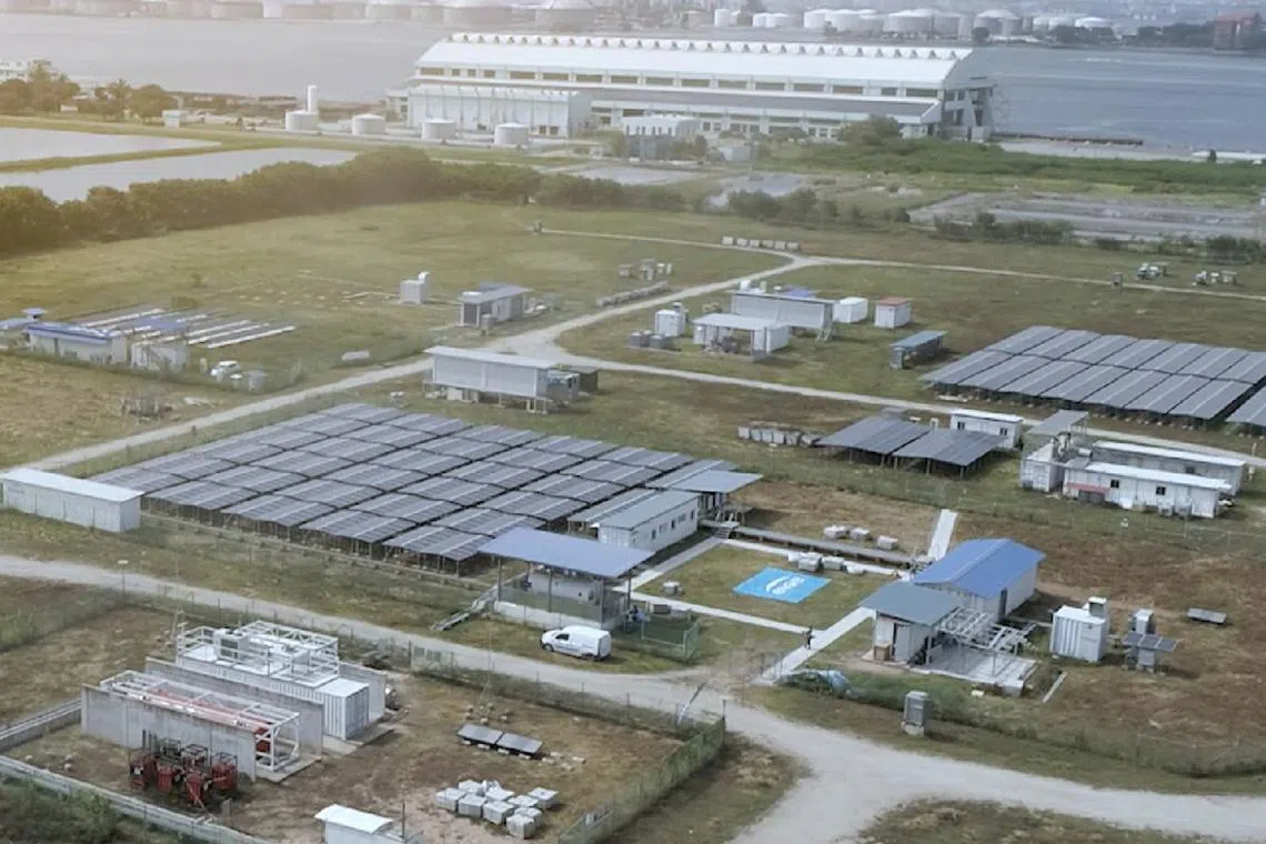 NTUs Renewable Energy Integration Demonstrator-Singapore on the island of Semakau.