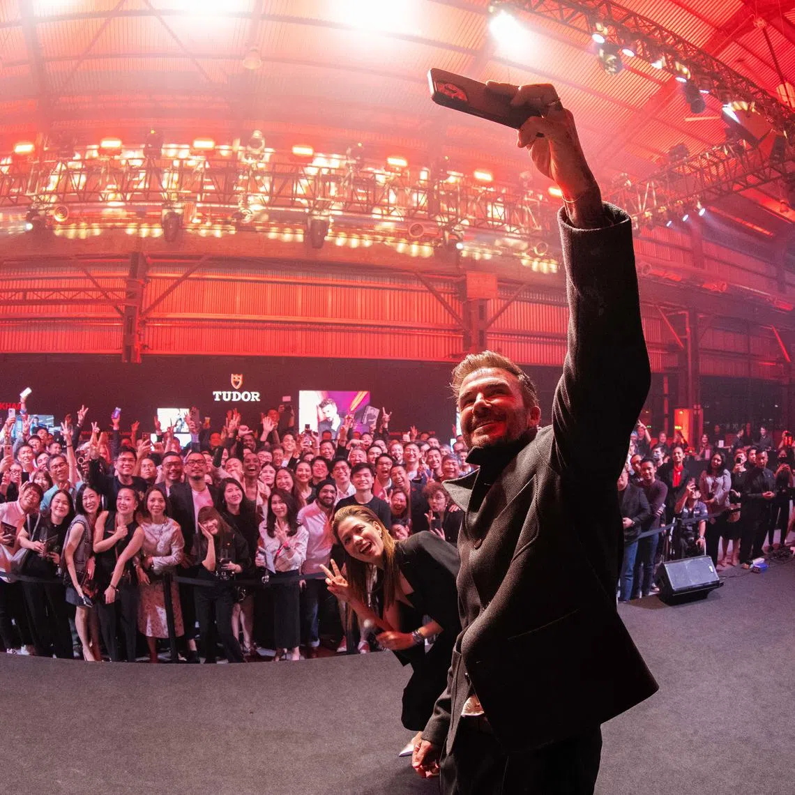 asbecks29 - Football legend David Beckham thrilling his fans at a private event held by TUDOR in Kuala Lumpur on 1 Feb. PHOTO CREDIT: TUDOR