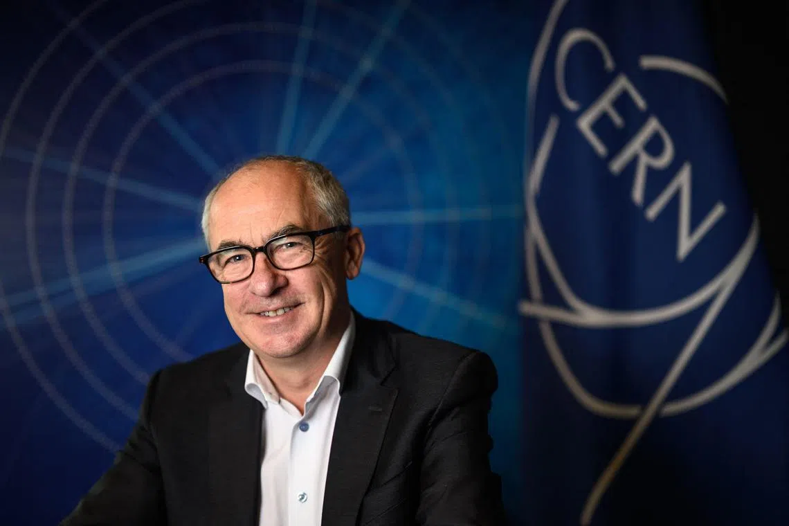 British physicist Mark Thomson takes the helm of Europe’s Cern lab where the famous “God particle” was discovered. 