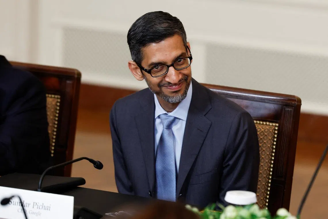 Alphabet’s Sundar Pichai is known for being good natured and polite.