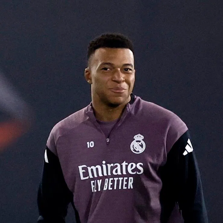 Soccer Football - Spanish Super Cup - Final - Real Madrid Training - Jeddah, Saudi Arabia - January 10, 2026 Real Madrid's Kylian Mbappe during training REUTERS/Vincent West