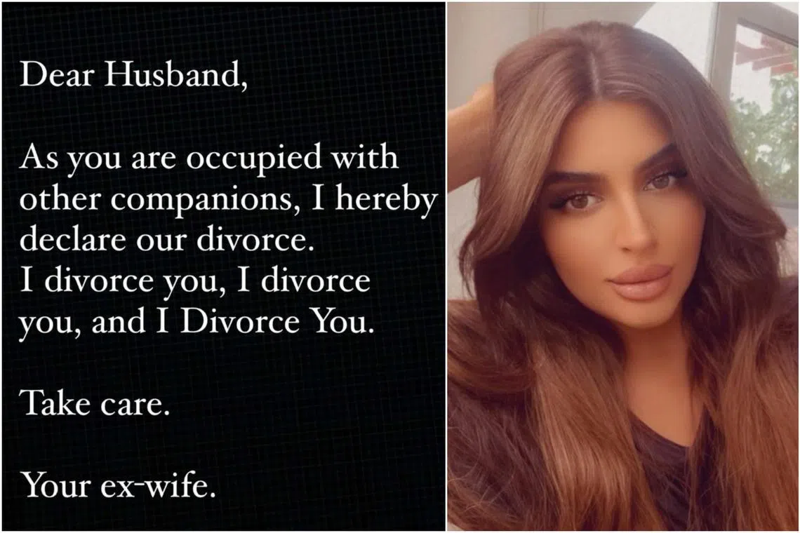 The Instagram account belonging to the daughter of Dubai’s ruler announced on July 17 her intention to leave her husband, a fellow royal who she wedded in 2023.