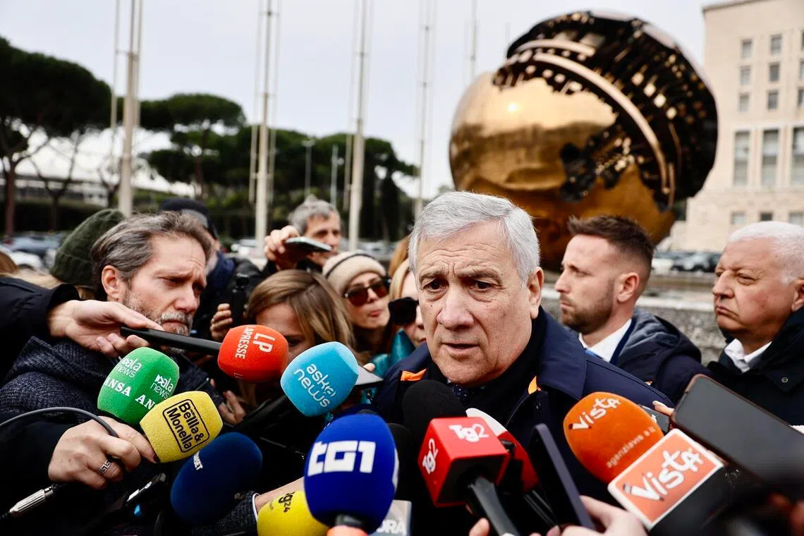 Italian Foreign Minister Antonio Tajani said no other citizens with solely Italian nationality remained in prison in Venezuela.