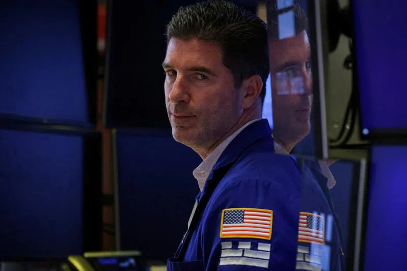 A trader works on the floor at the New York Stock Exchange in New York City, on Nov 17.