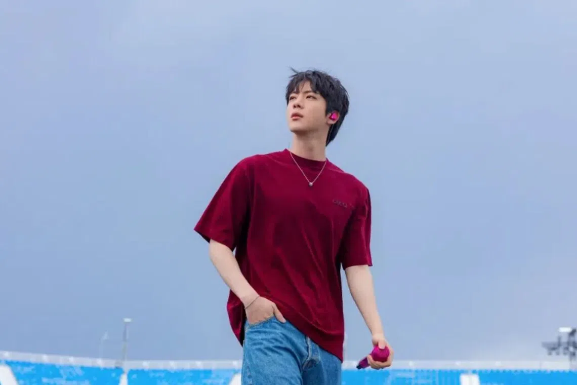 Jin is the fourth member of BTS to join Spotify’s Billions Club.