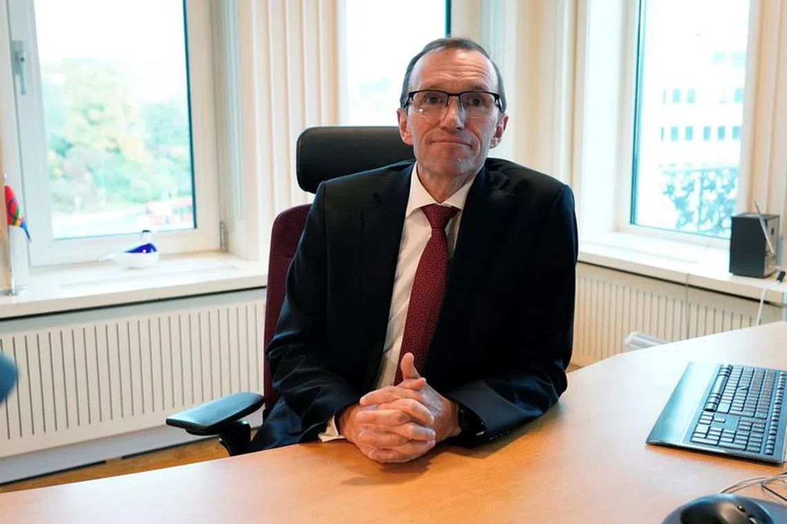 Espen Barth Eide takes over as the Foreign Minister of Norway following changes in the Norwegian government, in Oslo, Norway October 16, 2023. NTB/Gorm Kallestad via REUTERS/File Photo