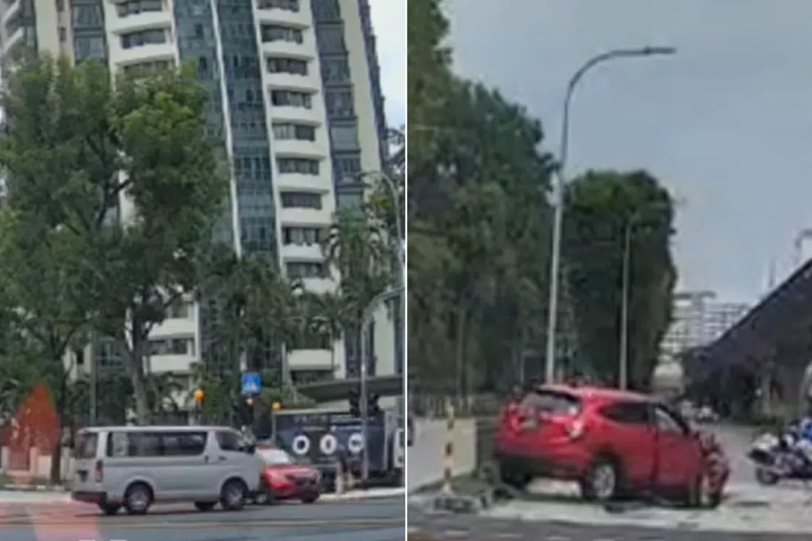 The car driver is assisting with investigations. 