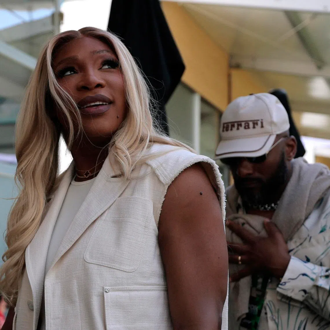 FILE PHOTO: Formula One F1 - Miami Grand Prix - Miami International Autodrome, Miami, Florida, United States - May 1, 2026 Former tennis player Serena Williams ahead of practice REUTERS/Brian Snyder/File Photo