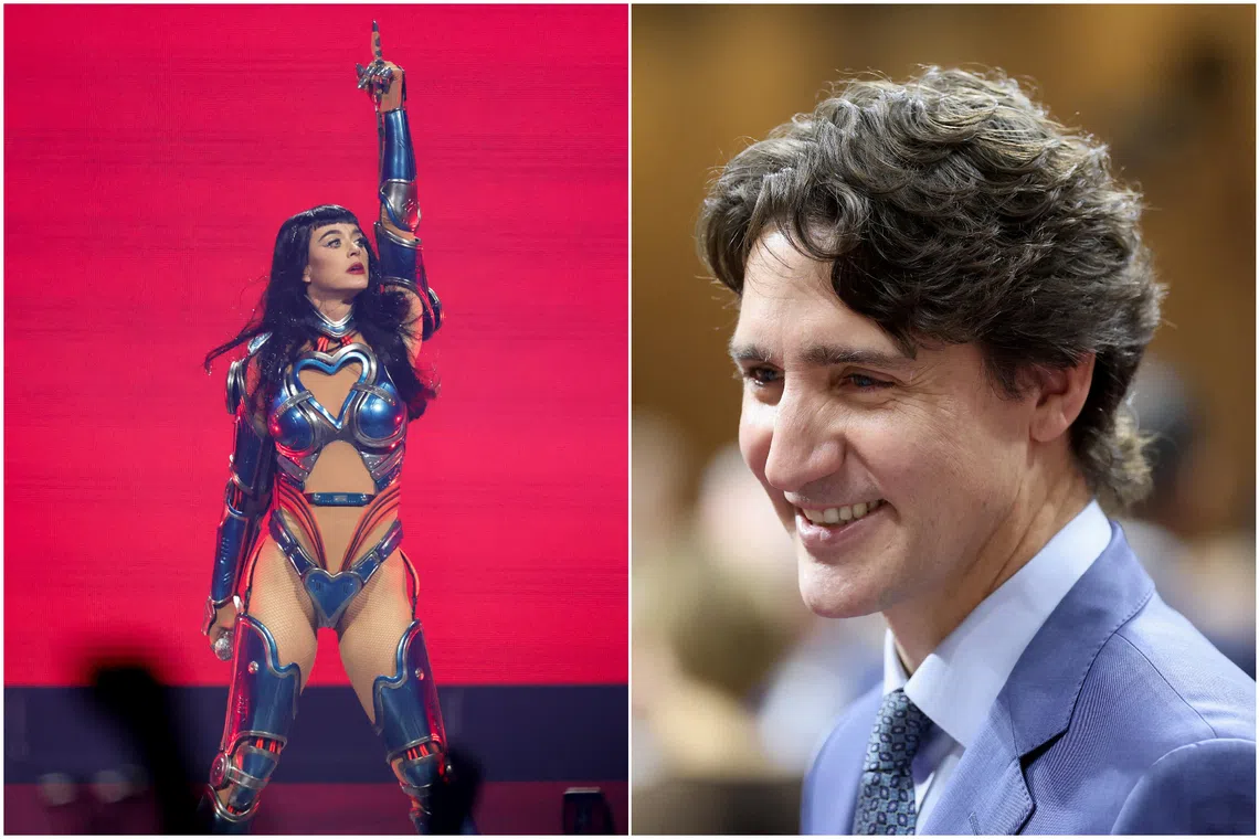 Katy Perry and former Canadian Prime Minister Justin Trudeau showed up at the Crazy Horse cabaret and strip club in Paris for Perry's 41st birthday celebration.