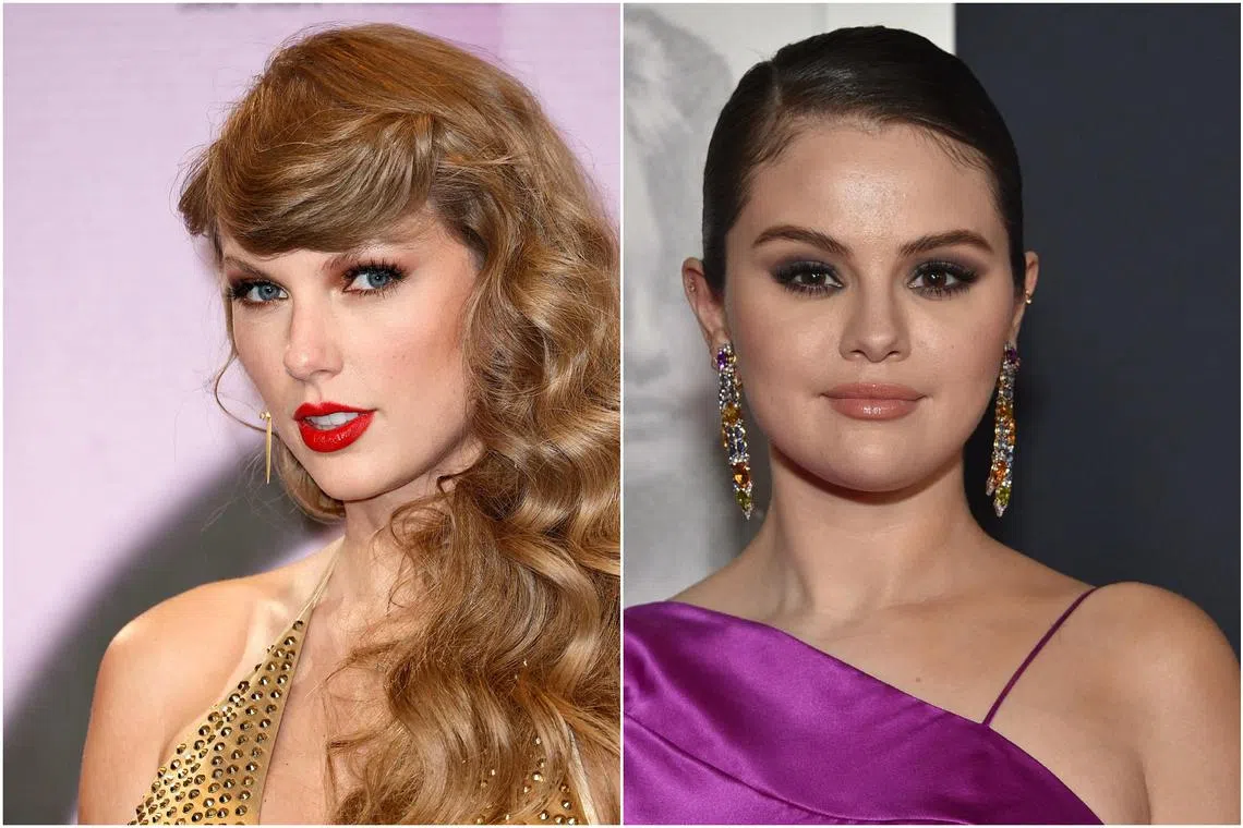 Taylor Swift (left) and Selena Gomez are not perfect. Nor do they pretend to be.