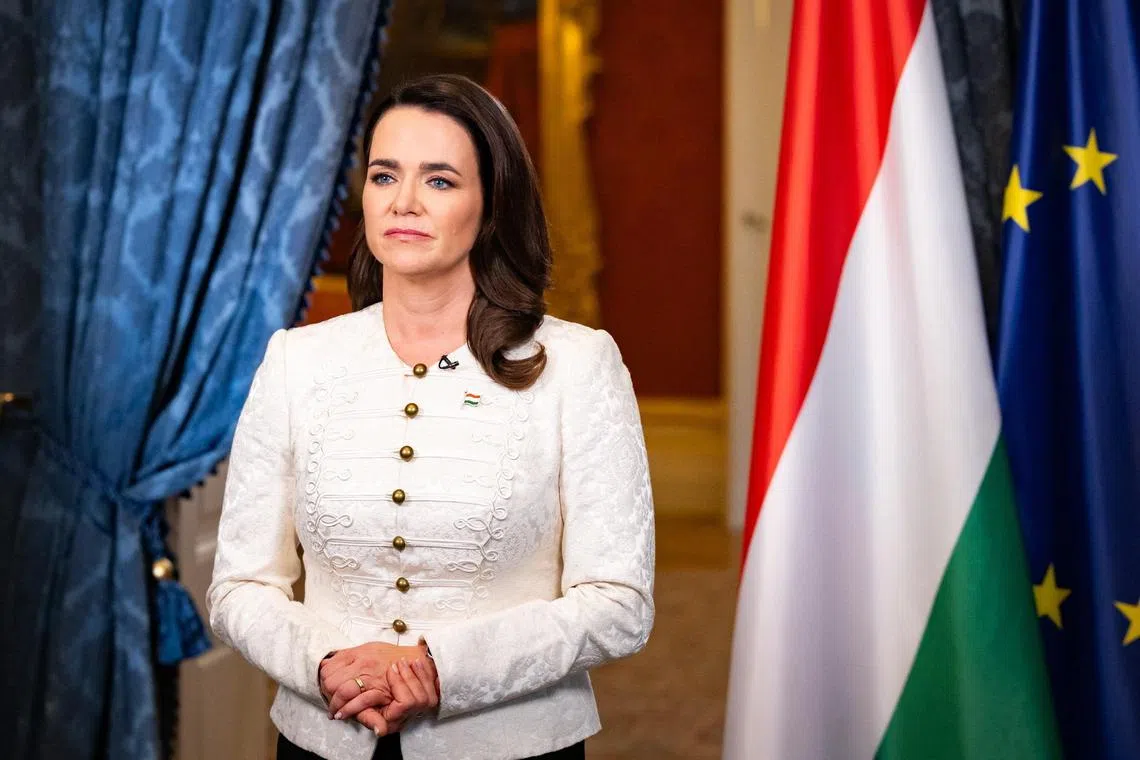 Hungarian President Katalin Novak resigned after saying she had made a mistake over the granting of a pardon to a man implicated in a child sexual abuse case.