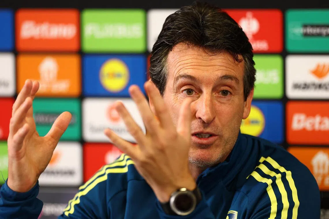 Aston Villa manager Unai Emery is under pressure as his side are 18th in the Premier League with three points and only one goal from their opening five matches.