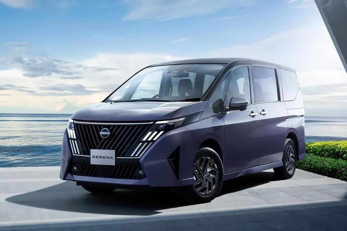 The updated Nissan Serena is now at the updated Nissan showroom.
