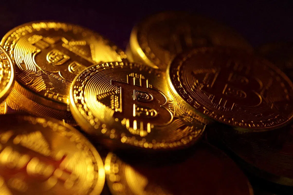 Bitcoin slid about 5 per cent to trade at US$54,400 as of 9:25am on July 8 in Singapore, some US$19,000 below March’s record high.