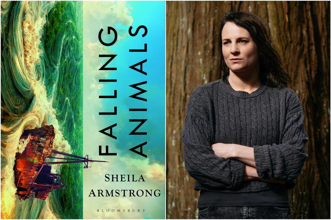 Sheila Armstrong is less interested in narrative tension than documenting grief, cross-hatched like undercurrents in Falling Animals.