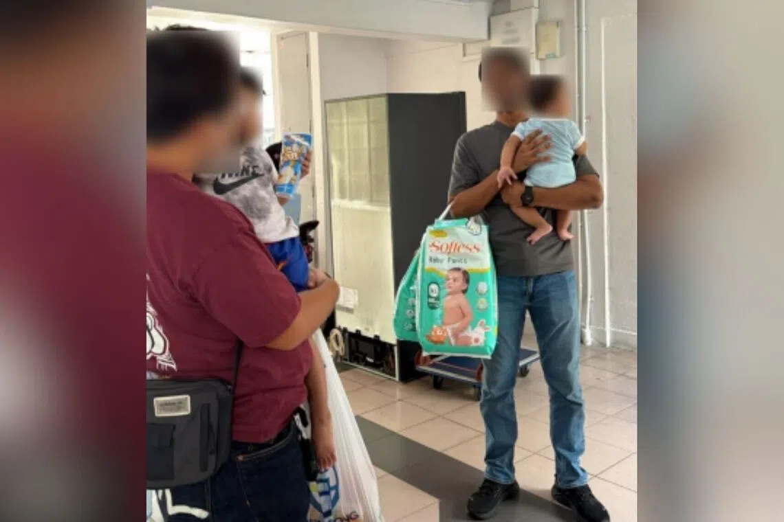 Central Narcotics Bureau officers taking care of the couple’s three-year-old and seven-month-old sons.