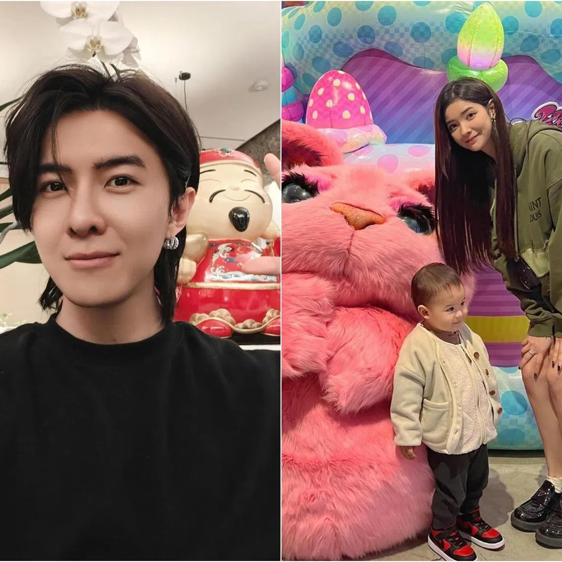Earlier in March, Danson Tang was spotted by a news website at a park with Becky Su and a boy who looked to be about two years old.