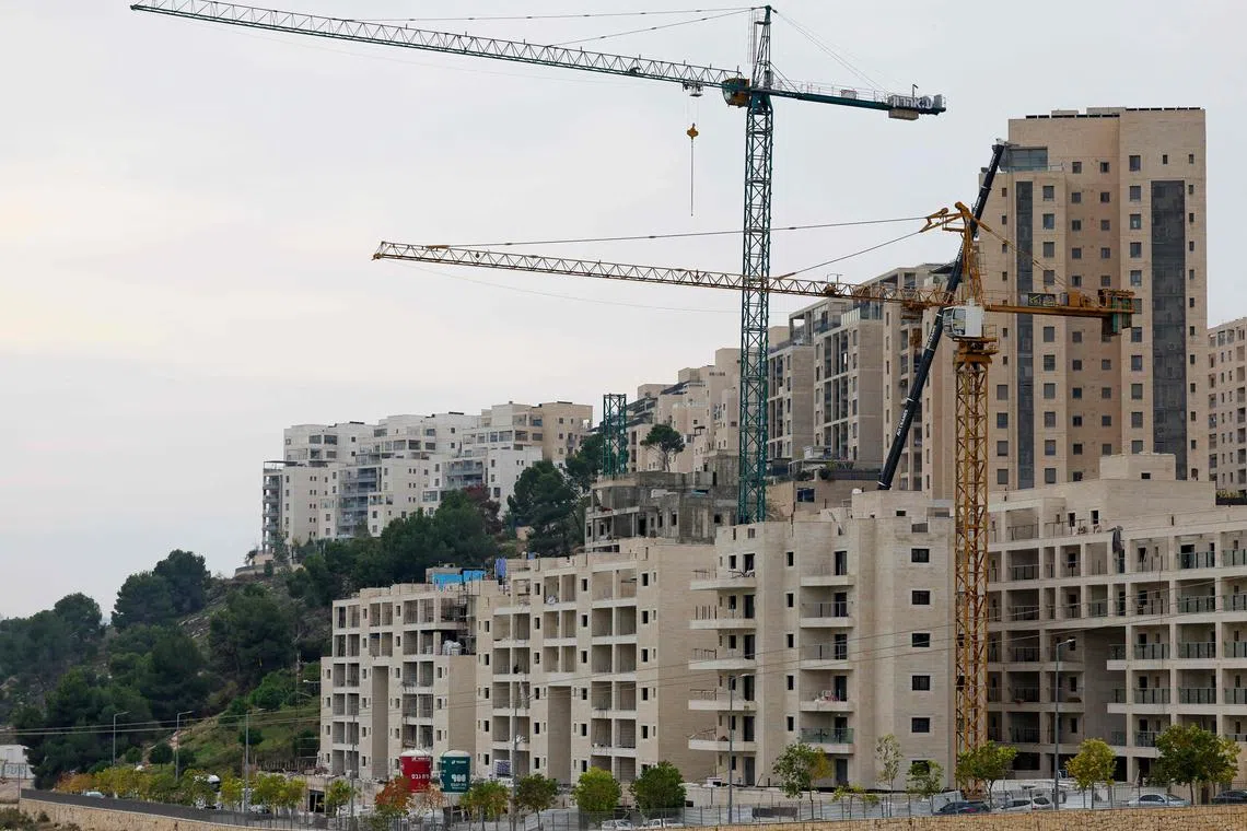 Construction sites across Israel have gone quiet, significantly denting the country’s economy.