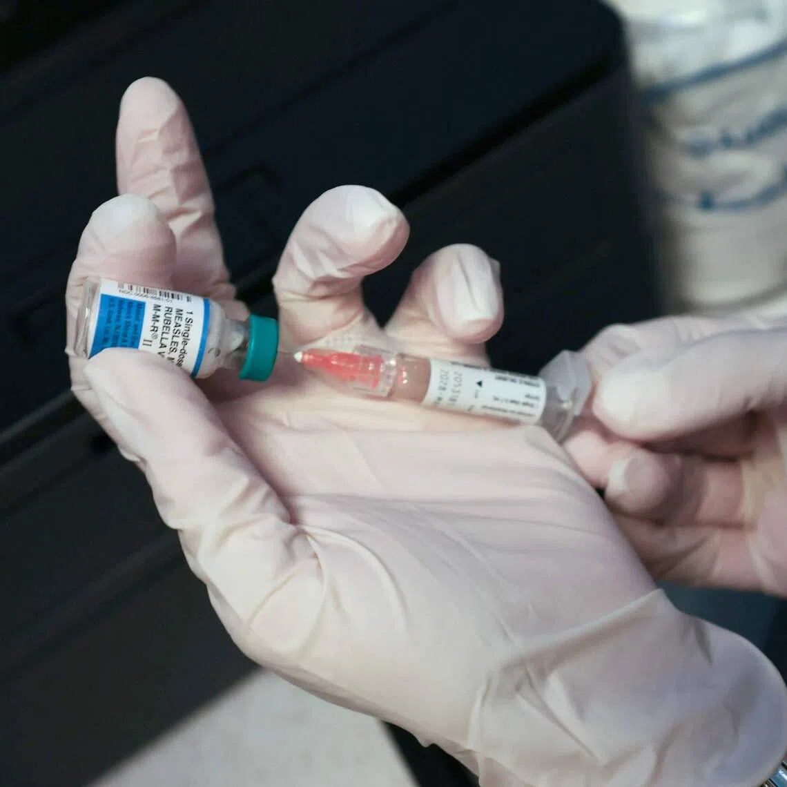 Unlike COVID-19 vaccines, two doses of the MMR vaccine provide long-lasting protection for the overwhelming majority of people. 