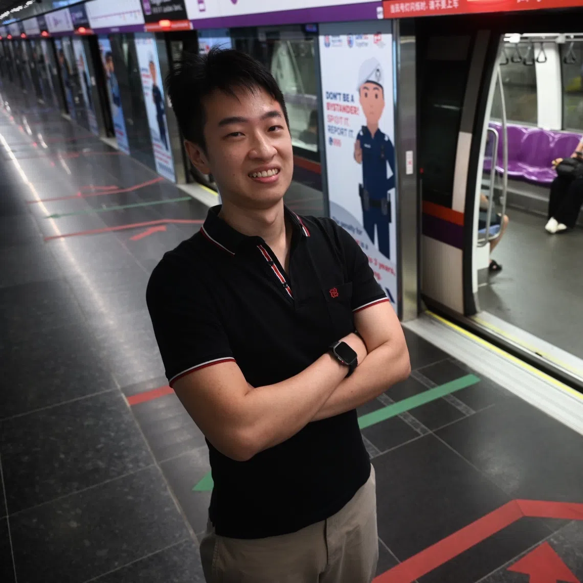 On Sept 4, Kwok Yen Ming was among three members of the public and two public transport employees who were recognised for stopping and catching voyeurs at MRT stations.