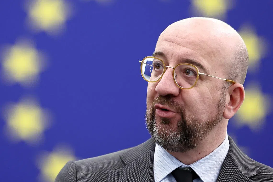 European Council President Charles Michel will chair a meeting of EU leaders on March 21 to discuss support for Ukraine.  