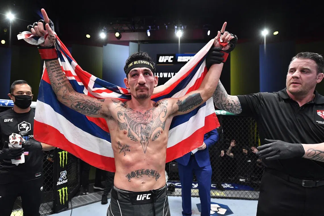 Max Holloway will return to headline UFC’s Fight Night at the Singapore Indoor Stadium on Aug 26.