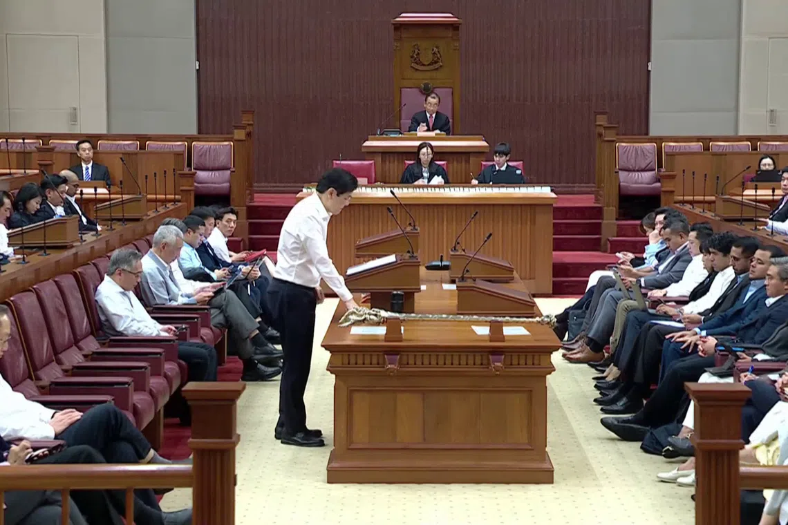 PM Lawrence Wong called for constructive politics, conducted with seriousness and integrity.
