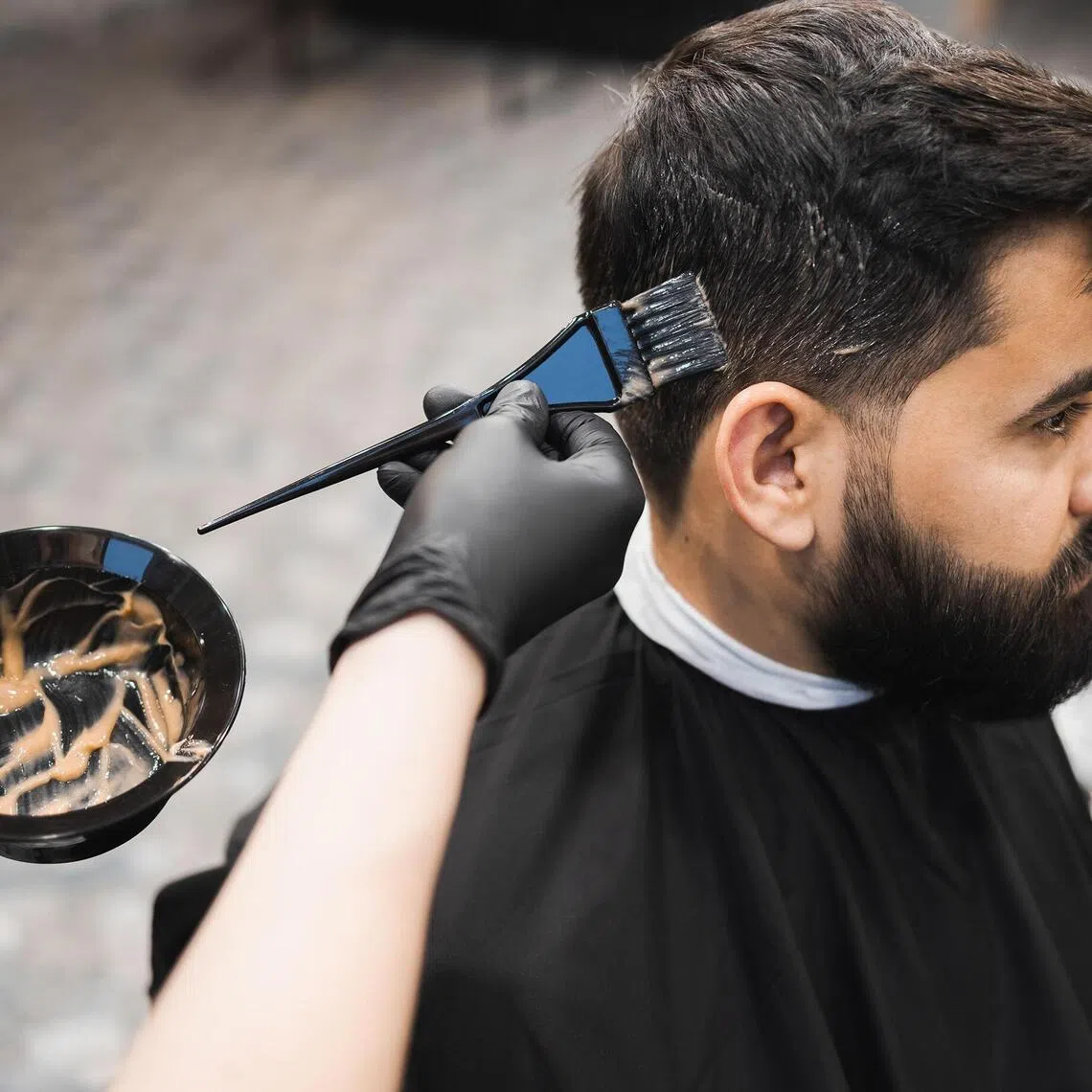 People who colour their hair regularly can develop an allergic reaction after repeated exposure to the dye.