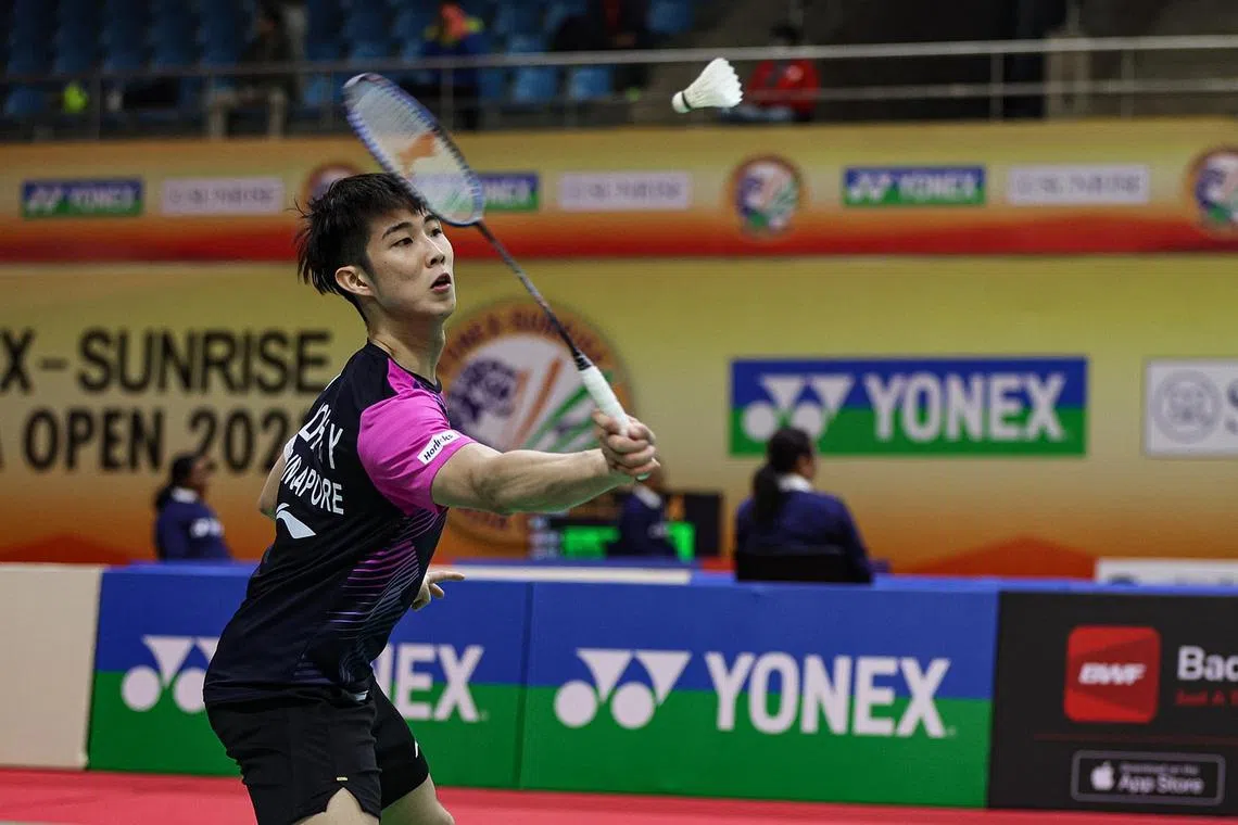Singapore's world No. 7 Loh Kean Yew progressed to the India Open quarter-finals after beating Denmark's Hans-Kristian Vittinghus 21-18, 21-17.