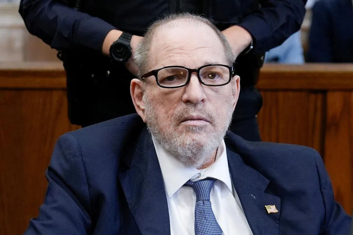 Former film producer Harvey Weinstein appears in criminal court in New York, Wednesday, September 18, 2024. Seth Wenig/Pool via REUTERS