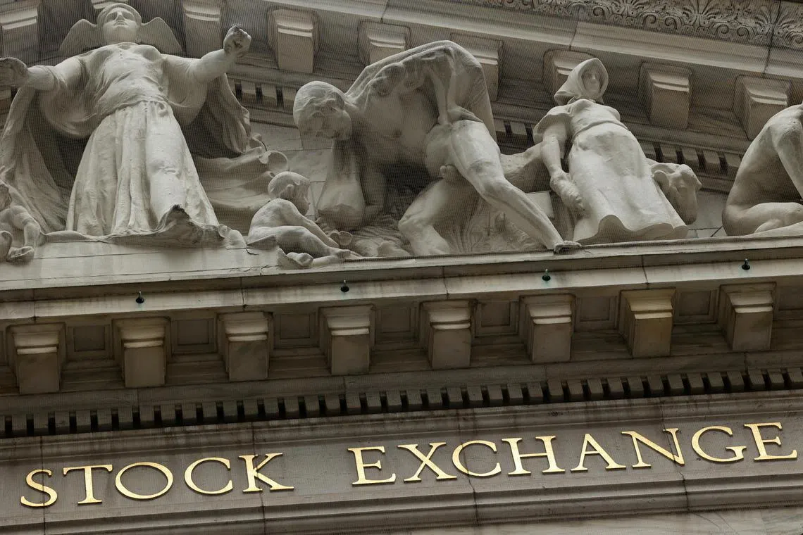 Foto de arquivo: A Bolsa de Valores de Nova York (NYSE) em Nova York, EUA, 24 de fevereiro de 2022. Reuters/Caitlin Ochs/FOTO