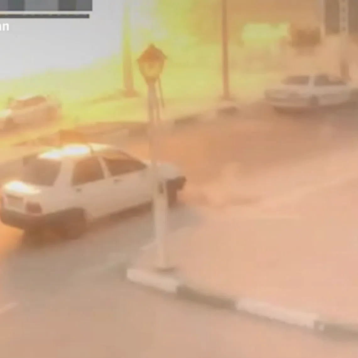 Local officials cited in Iranian media said this strike and others nearby in the city of Lamerd killed at least 21 people.